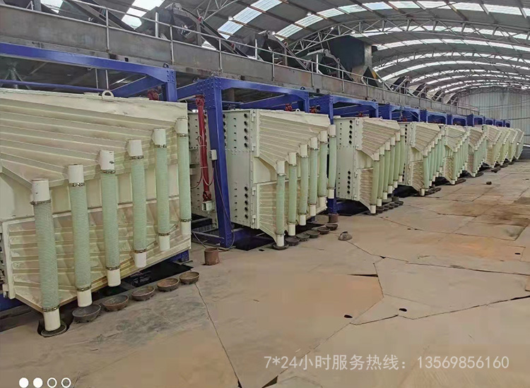 代替直線振動篩篩分金屬硅的新型方形搖擺篩不堵網產量大區別