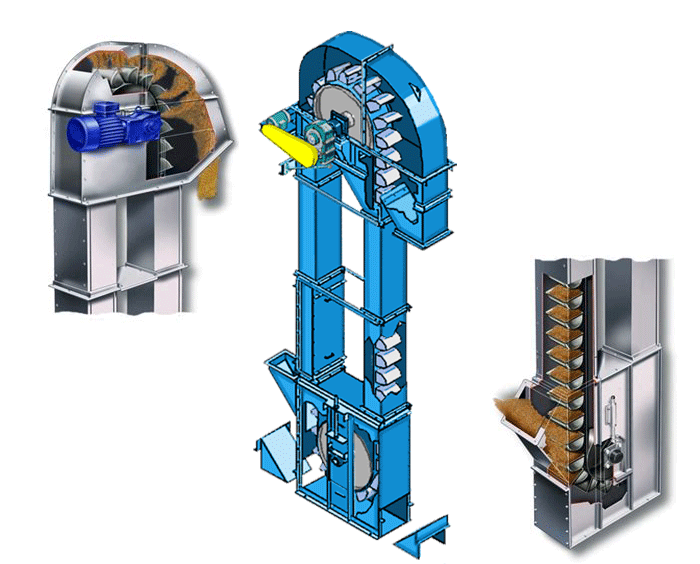 NE板鏈斗式提升機尾部配重起什么作用怎么設(shè)計